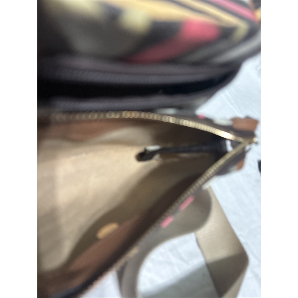 Michael Kors Slater Medium Metallic Zebra Logo Sling Fanny Pack Purse Crossbody - Picture 14 of 15